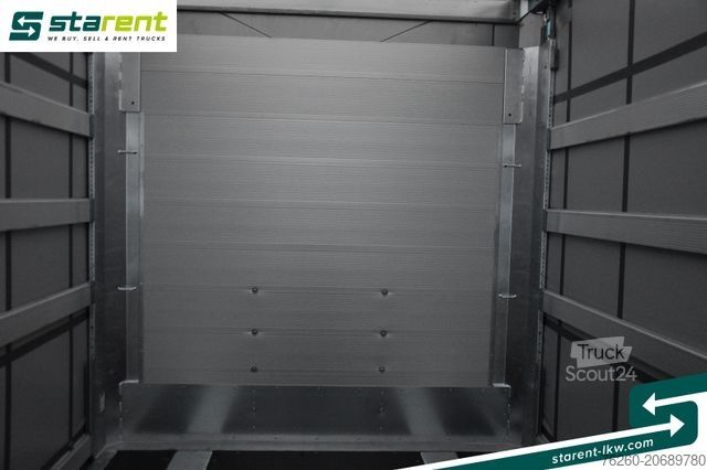 Ανοιχτό ημιρυμουλκούμενο με μουσαμά SCHMITZ CARGOBULL Tautliner, Hubdach, Palka, LED, Liftachse, XL