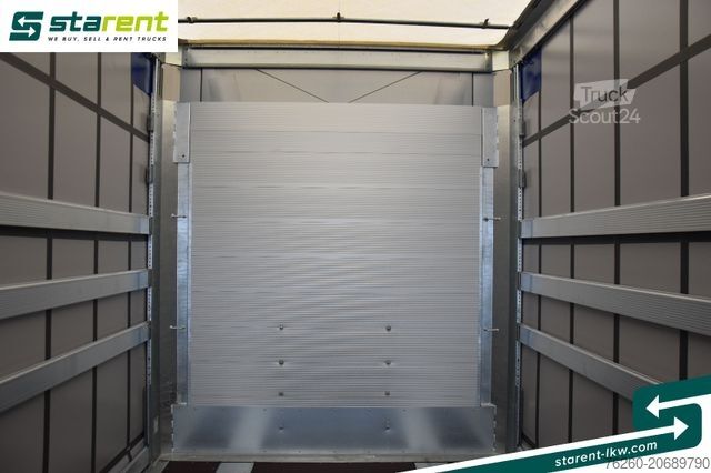 Ανοιχτό ημιρυμουλκούμενο με μουσαμά SCHMITZ CARGOBULL Megatrailer Hubdach Liftachse D.C. 9.5 Zert.