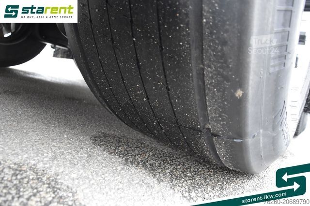 Ανοιχτό ημιρυμουλκούμενο με μουσαμά SCHMITZ CARGOBULL Megatrailer Hubdach Liftachse D.C. 9.5 Zert.