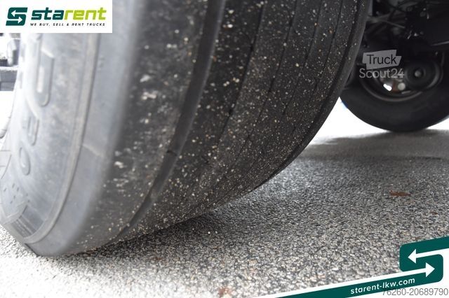 Ανοιχτό ημιρυμουλκούμενο με μουσαμά SCHMITZ CARGOBULL Megatrailer Hubdach Liftachse D.C. 9.5 Zert.