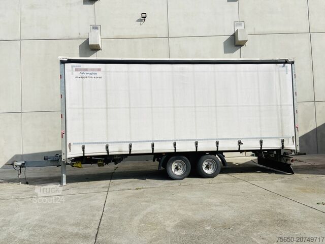 Open aanhangwagen met zeil Möslein TP 11 Schwebheim Tandem- Schiebeplanenanhänger zum Durchladen