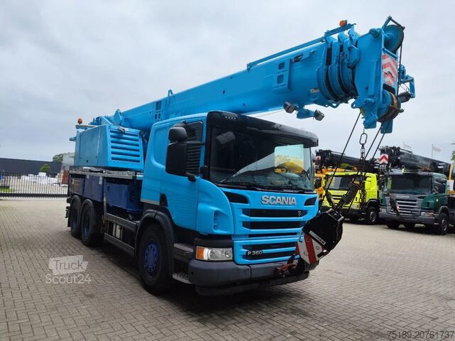 Camión grúa Liebherr LTF 1035-3.1 Scania P360 6x4