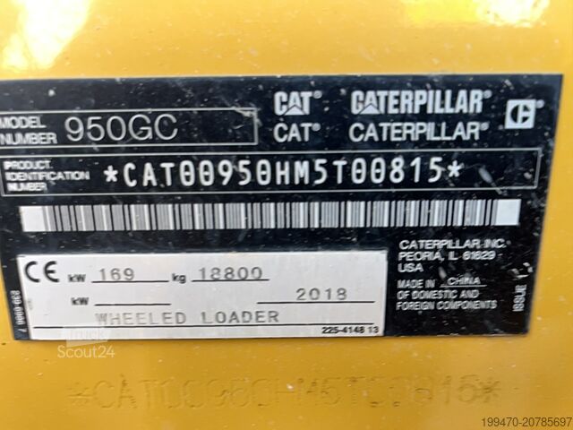 Nakladalnik Caterpillar 950GC (without Pfreundt scale)