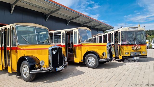 Távolsági autóbusz  Oldtimer Paket Saurer LC 4 und Volvo B 10 Lauber