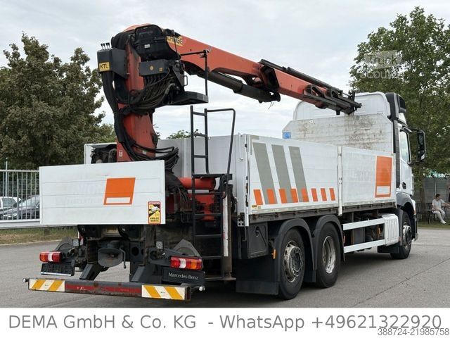 Ciężarówka z płaską platformą MERCEDES-BENZ Actros 2545*Palfinger 21.001*Retarder*
