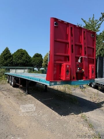 Auflieger Langendorf Auflieger ST-3 Plateau Satteltieflader teleskopierbar, nachlaufgelenkt, nicht überfahrbar