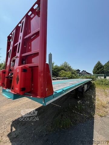 Auflieger Langendorf Auflieger ST-3 Plateau Satteltieflader teleskopierbar, nachlaufgelenkt, nicht überfahrbar