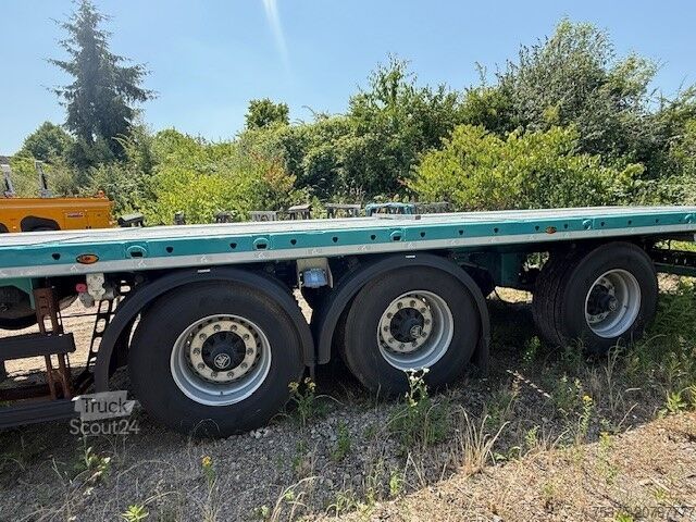 Auflieger Langendorf Auflieger ST-3 Plateau Satteltieflader teleskopierbar, nachlaufgelenkt, nicht überfahrbar