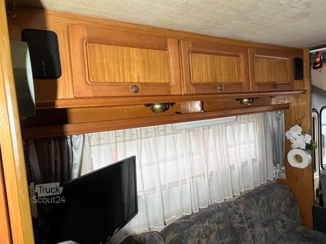 Integrētais kemperis TABBERT FFB 570 Classic Fiat 2.5 Turbo Diesel Hubbett Tv