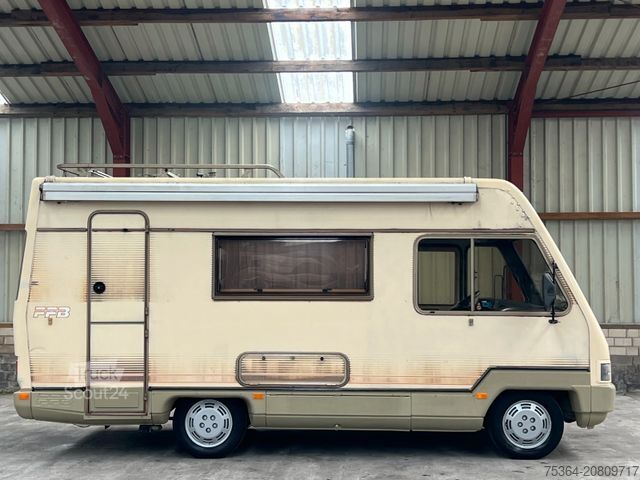 Integrētais kemperis TABBERT FFB 570 Classic Fiat 2.5 Turbo Diesel Hubbett Tv