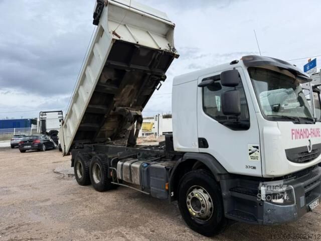 Camión portacontenedores de gancho Renault Lander 370 DXI