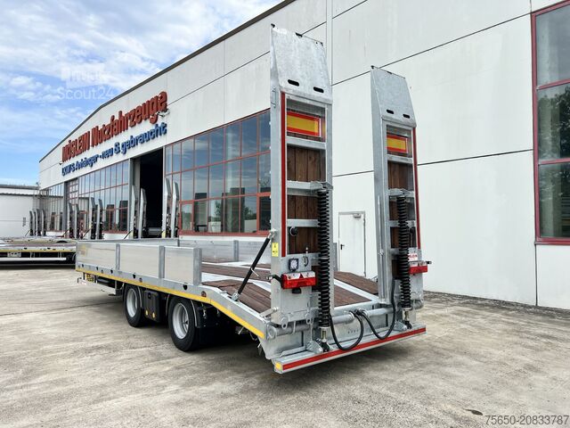 Remorcă cu platformă joasă Möslein TT21- 7,2 21 t Tandemtieflader, Luftgefedert, NEU