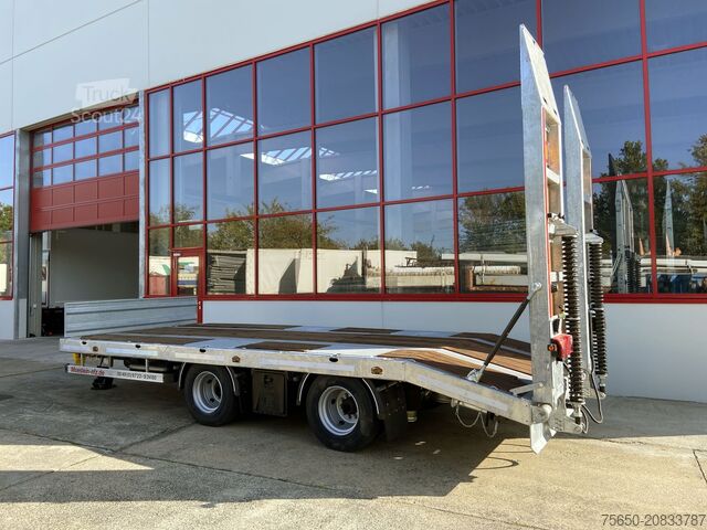 Remorcă cu platformă joasă Möslein TT21- 7,2 21 t Tandemtieflader, Luftgefedert, NEU