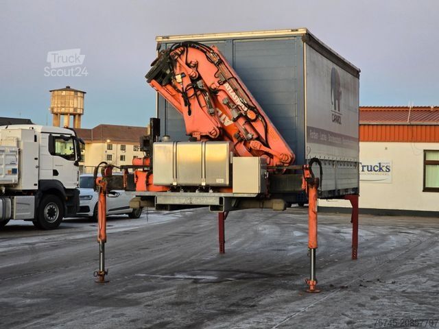 Semitrailer WECON AWD 218 * 2X VORHANDEN * ATLAS KRAN * REMOTE