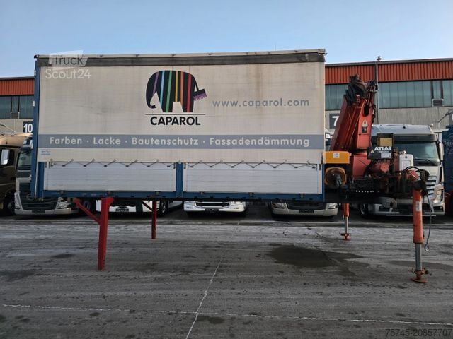 Semitrailer WECON AWD 218 * 2X VORHANDEN * ATLAS KRAN * REMOTE