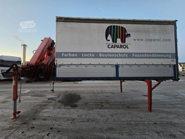 Semitrailer WECON AWD 218 * 2X VORHANDEN * ATLAS KRAN * REMOTE