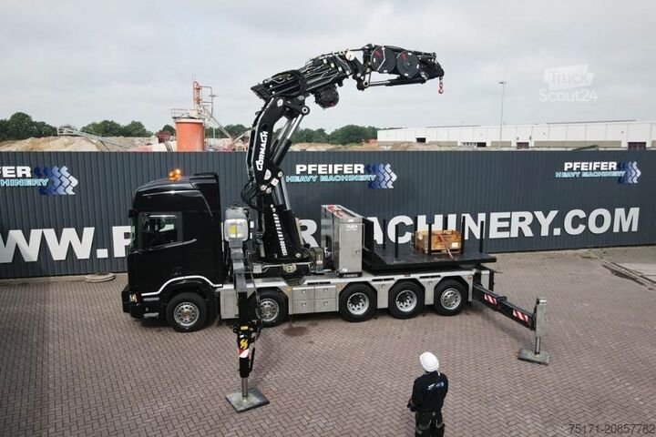 Alle terrein kraan Scania R540 B10x4 With CORMACH 150tm Crane Valid inspecti