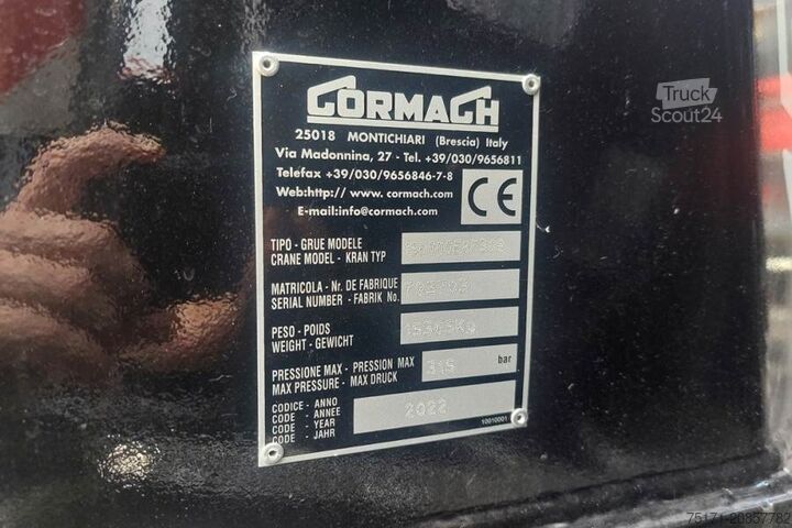 Alle terrein kraan Scania R540 B10x4 With CORMACH 150tm Crane Valid inspecti