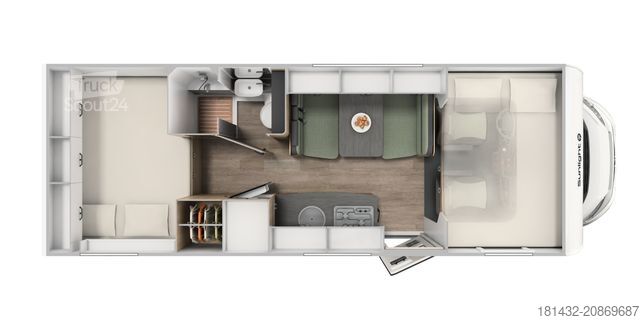 Alkoof camper SUNLIGHT A 70