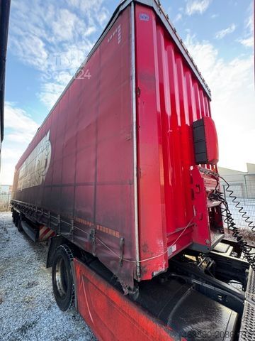 Otevřený návěs s plachtou KRONE SD/Liftachse