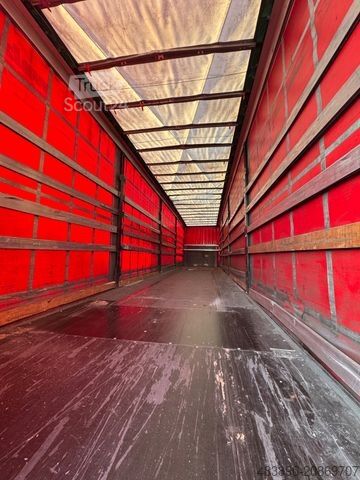 Otevřený návěs s plachtou KRONE SD/Liftachse