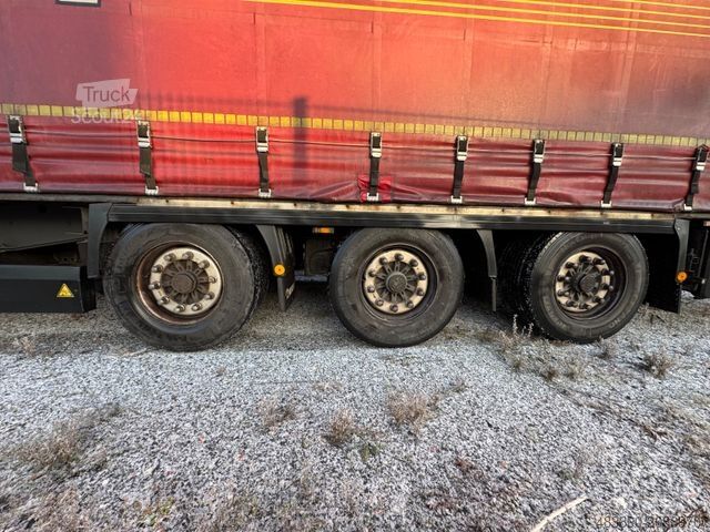 Otevřený návěs s plachtou KRONE SD/Liftachse