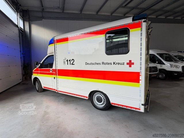 Gaisrinė mašina VOLKSWAGEN T5 Transporter*RTW KOFFER*LIEGE*TRAGESTUHL*3.25T