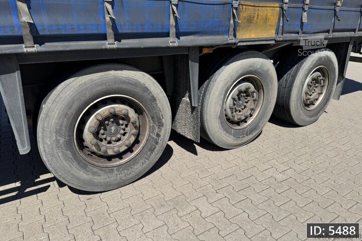 Schuifzeilen Schmitz Cargobull SCB*S3T / Disk brakes / Huckepack