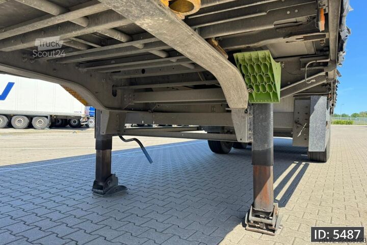 Schuifzeilen Schmitz Cargobull SCB*S3T / Disk brakes / Huckepack