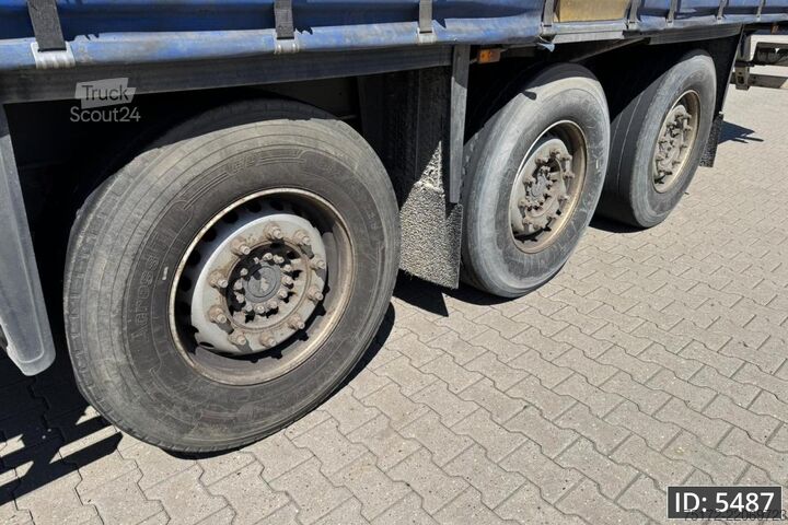 Schuifzeilen Schmitz Cargobull SCB*S3T / Disk brakes / Huckepack