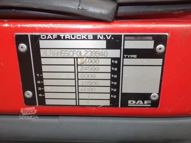 Plataforma elevatória DAF LF 250 METZ 30 meter