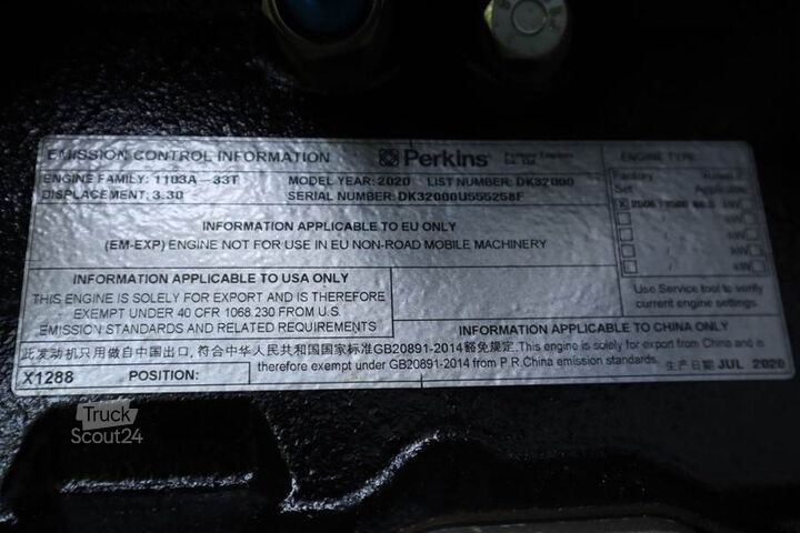 Aggregat Pramac GSW65P-ACP Unused, Valid inspection, *Guarantee! D