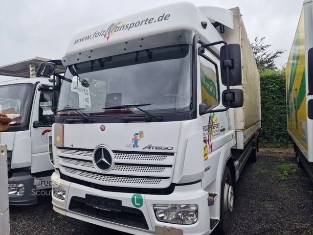Plattewagen met zeil MERCEDES-BENZ Atego 1530 Pritsche/LDW 1,5To/L+H Haus/231 TKM