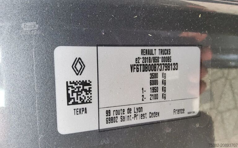 Valise Renault 150.35  L4H1 EL EURO 6 - LAADBAK INW. 4.40 METE...