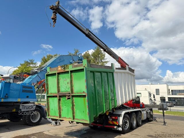 Система крюкових кронштейнів Volvo FM 420 8x2 HOOKLIFT + CRANE PALFINGER PK19.001 ...