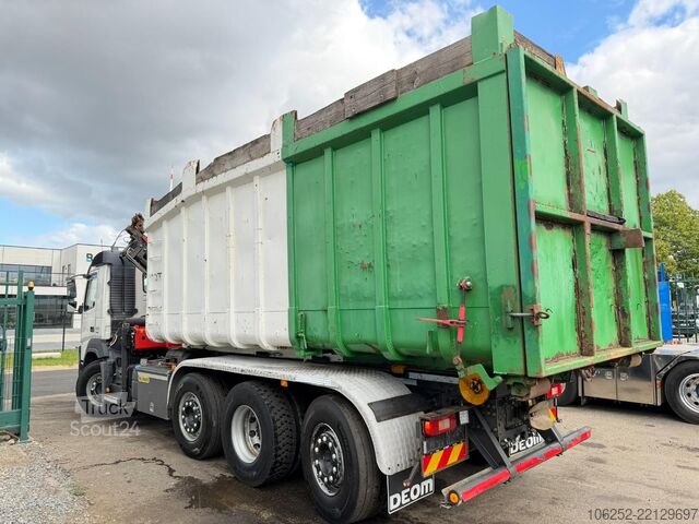 Система крюкових кронштейнів Volvo FM 420 8x2 HOOKLIFT + CRANE PALFINGER PK19.001 ...