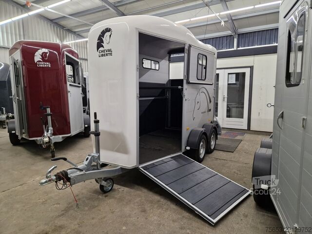 Arklių pervežimo priekaba Cheval Liberté Touring One single Horse Trailer Frontexit 1600kg Pullman brandnew