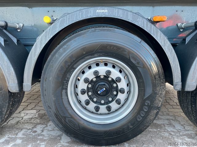 Tipper semitrailer GRANULA 55m³ Alu Kippauflieger / Alu-Chassi /Auch Miete!