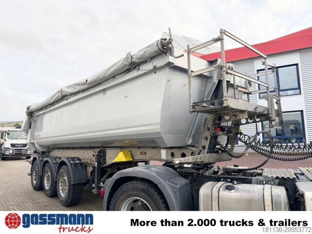 Semiremorcă basculantă Schmitz SKI 24 SL 7.2, Stahlmulde ca. 24m³, Liftachse
