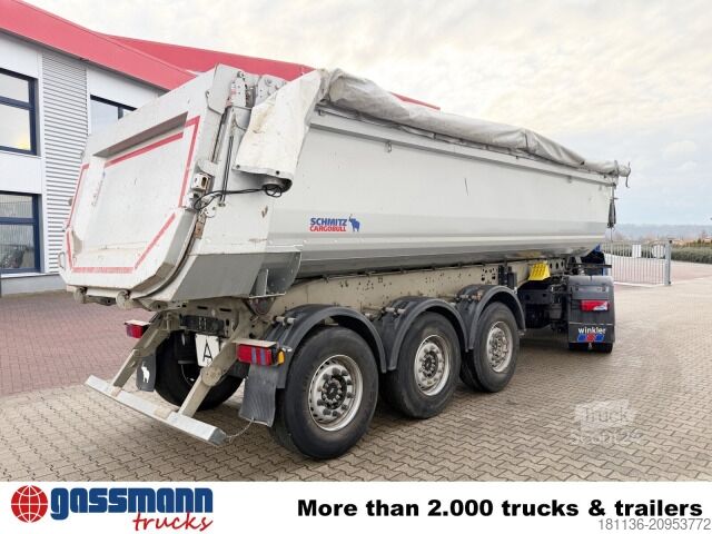 Semiremorcă basculantă Schmitz SKI 24 SL 7.2, Stahlmulde ca. 24m³, Liftachse