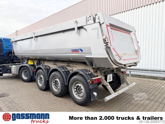 Semiremorcă basculantă Schmitz SKI 24 SL 7.2, Stahlmulde ca. 24m³, Liftachse