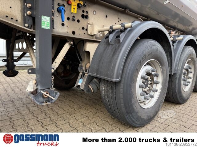 Polpriklopnik kiper Schmitz SKI 24 SL 7.2, Stahlmulde ca. 24m³, Liftachse