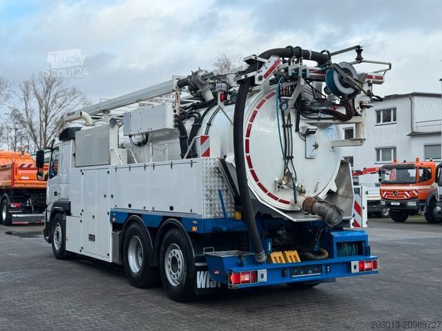 Camion-citerne à vide VOLVO FM 420 6x2 Kanalreiniger Kombi MÜLLER 11000 L