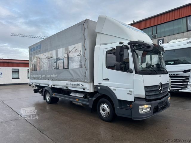 Camion bĂąchĂ© MERCEDES-BENZ ATEGO 818 * MOTORBREMSE * LBW BĂR 1t * KAMERA *
