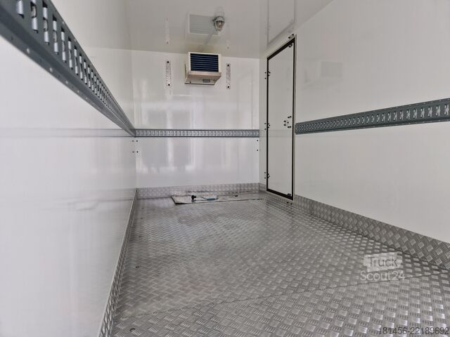 Koeltransport trailershop sale Lebensmitel Kühlanhänger mit Seitentür Innen 420x180x200cm