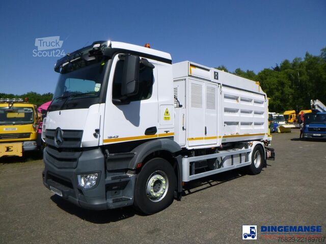 Засмукващо превозно средство Mercedes Antos 1842 4x2 RHD Saugbagger / vacuum excavator
