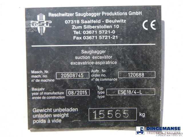 Szívó jármű Mercedes-Benz Antos 1842 4x2 RHD Saugbagger / vacuum excavator