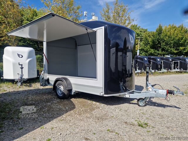 Verkoopaanhanger trailershop Debon Roadster 400 Seitenklappe direkt