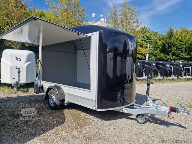 Verkoopaanhanger trailershop Debon Roadster 400 Seitenklappe direkt