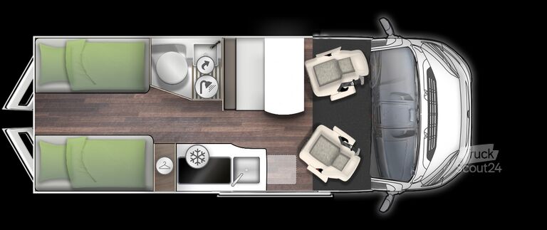 Bestelwagen FORSTER VAN 636 EB Vantasy, Markise, Rückfahrkamera